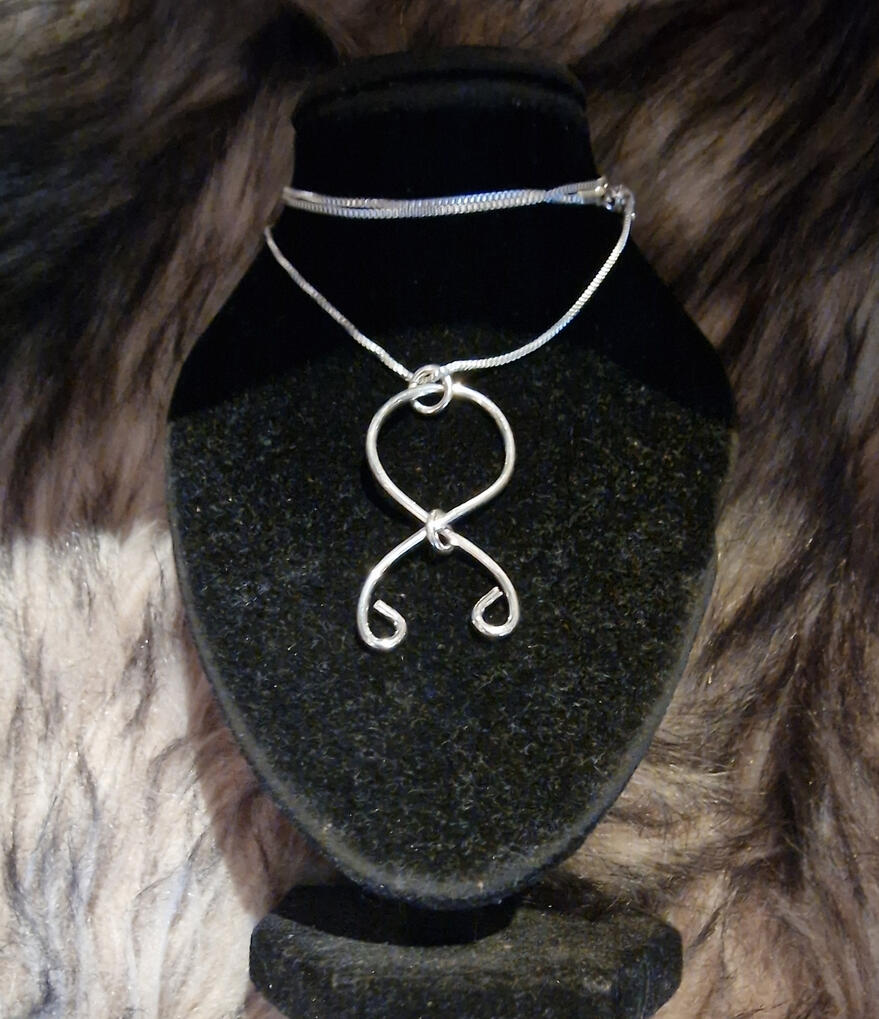 Norwegian Troll Cross Silver 550.- NOK