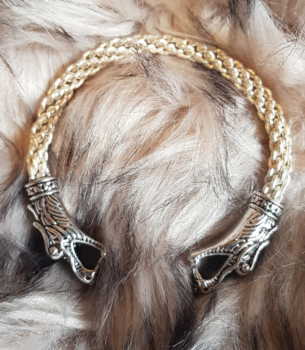 Armring Copper/Silver plated 750.- NOK